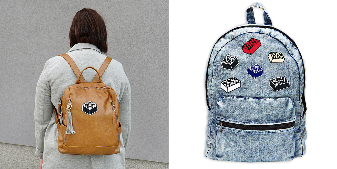 Naszywka naprasowanka klocek mały